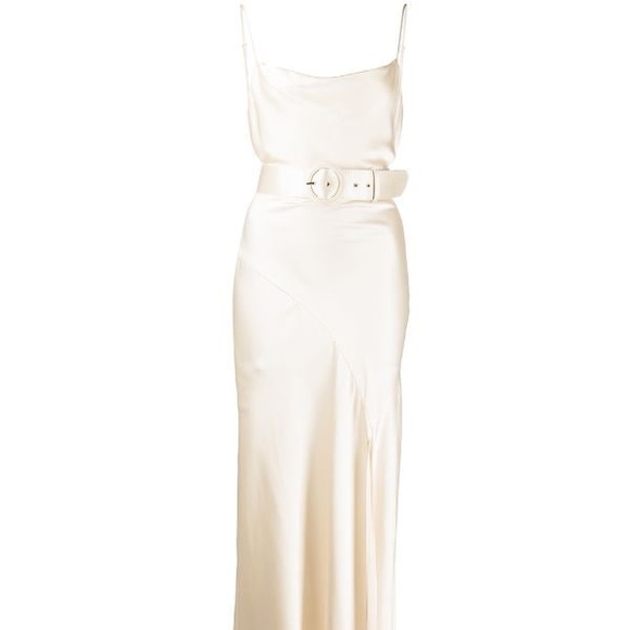 NICHOLOS Simone cowl neck gown - Picture 2 of 4